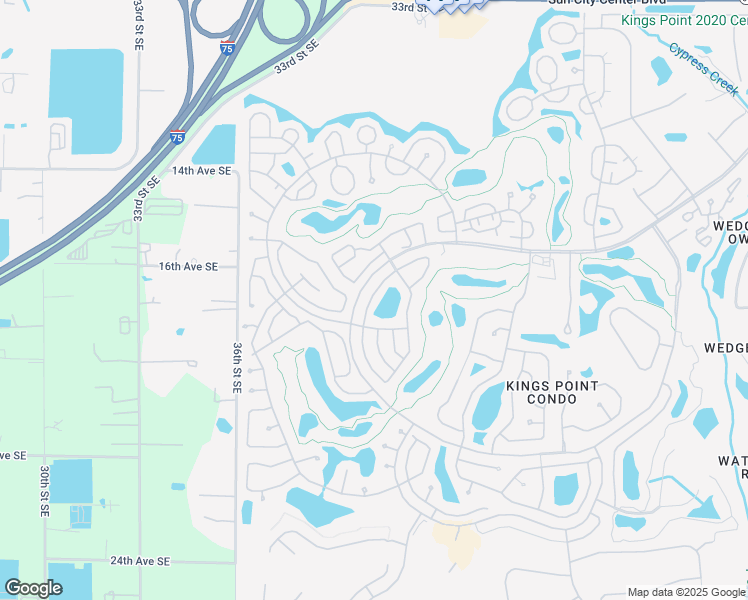 map of restaurants, bars, coffee shops, grocery stores, and more near 2416 Lancaster Drive in Sun City Center