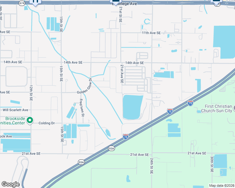 map of restaurants, bars, coffee shops, grocery stores, and more near 1519 21st Street Southeast in Ruskin