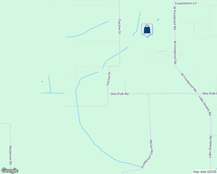 map of restaurants, bars, coffee shops, grocery stores, and more near 105 Fazzini Drive in Frostproof
