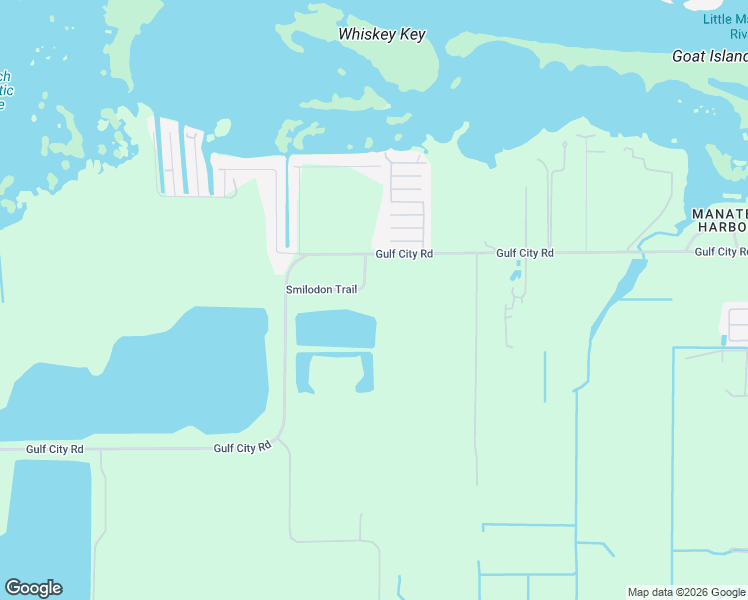 map of restaurants, bars, coffee shops, grocery stores, and more near 3016 Smilodon Trail in Ruskin
