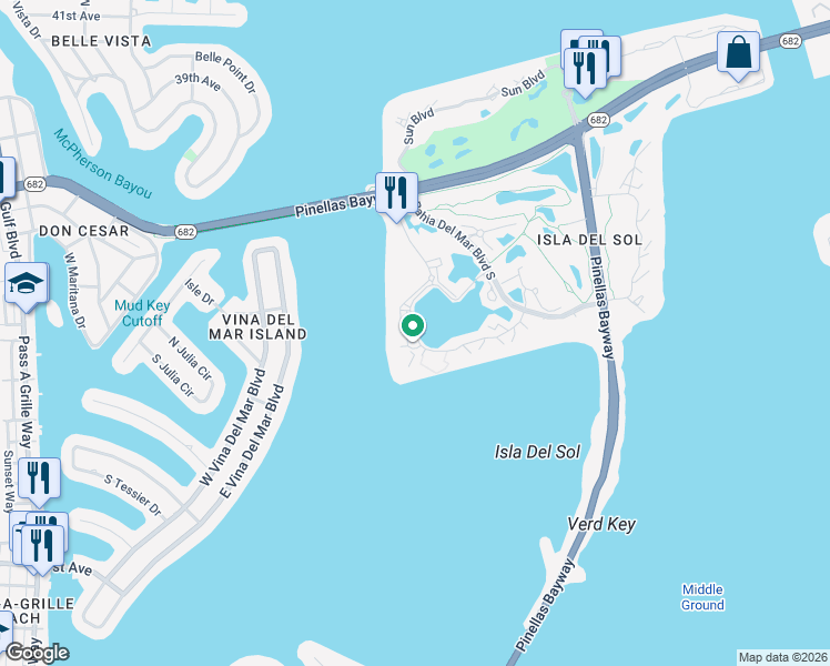 map of restaurants, bars, coffee shops, grocery stores, and more near in St. Petersburg