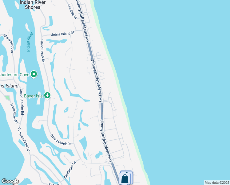 map of restaurants, bars, coffee shops, grocery stores, and more near 750 Beach Road in Indian River Shores