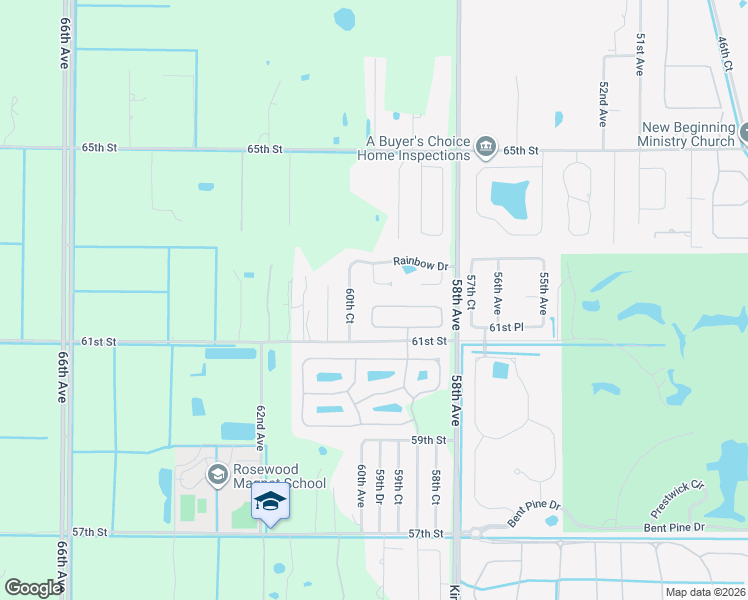 map of restaurants, bars, coffee shops, grocery stores, and more near 6235 59th Court in Vero Beach