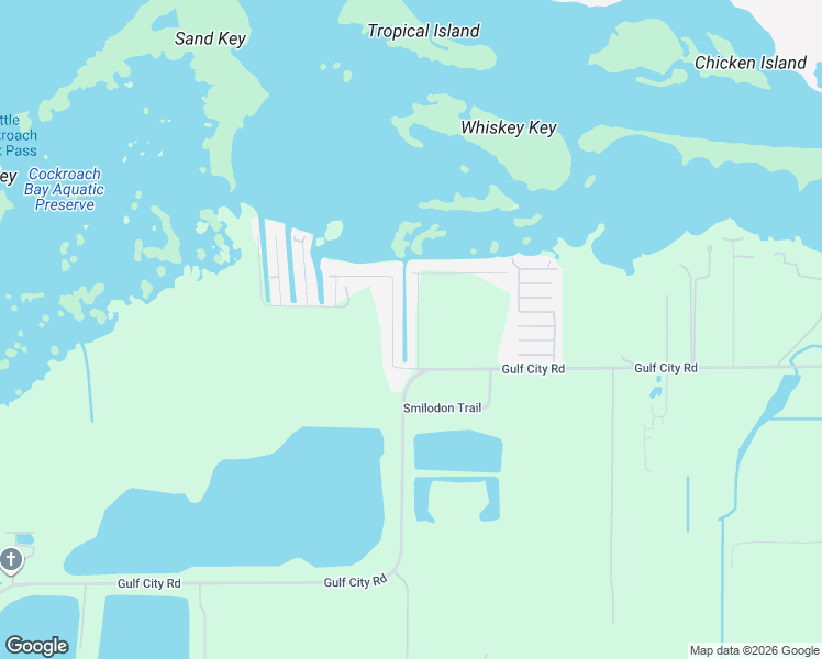 map of restaurants, bars, coffee shops, grocery stores, and more near 1132 Canal Street in Ruskin