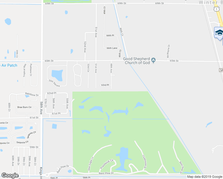 map of restaurants, bars, coffee shops, grocery stores, and more near 4566 48th Avenue in Vero Beach