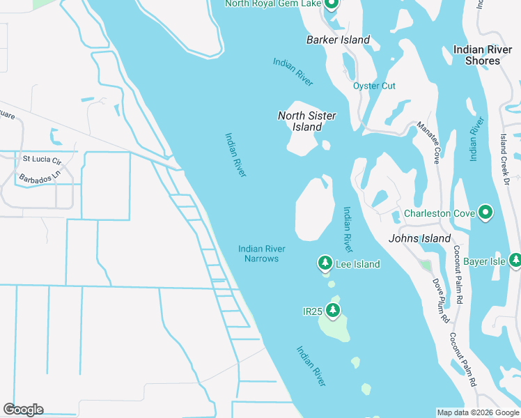 map of restaurants, bars, coffee shops, grocery stores, and more near 1935 Quay Dock Road in Vero Beach
