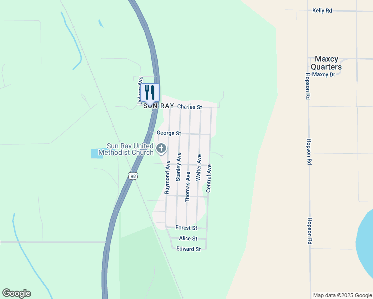map of restaurants, bars, coffee shops, grocery stores, and more near 312 Thomas Avenue in Frostproof