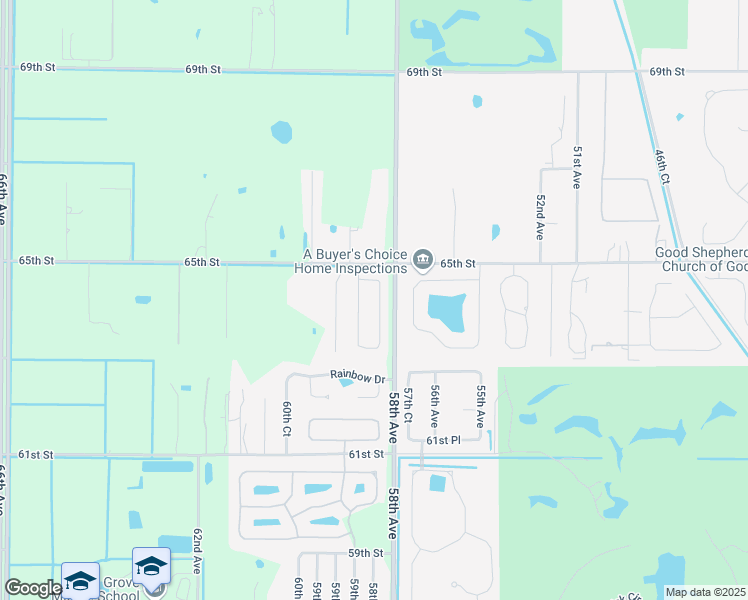 map of restaurants, bars, coffee shops, grocery stores, and more near 6425 Park Chester Terrace in Vero Beach