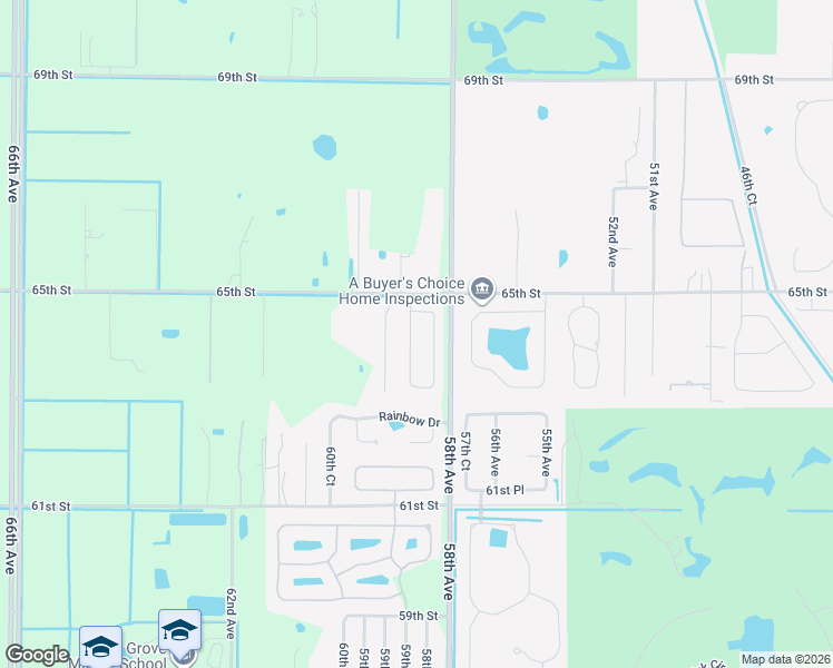 map of restaurants, bars, coffee shops, grocery stores, and more near 6420 Parklane Court in Vero Beach