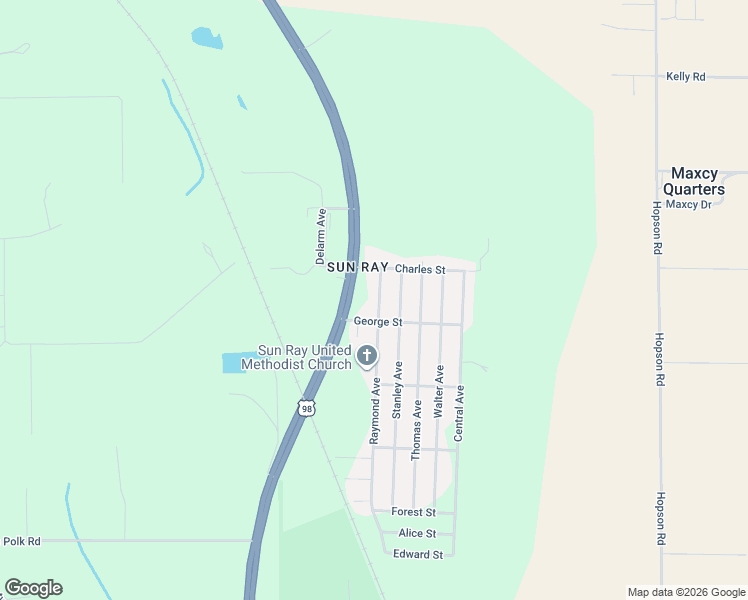 map of restaurants, bars, coffee shops, grocery stores, and more near 224 Raymond Avenue in Frostproof