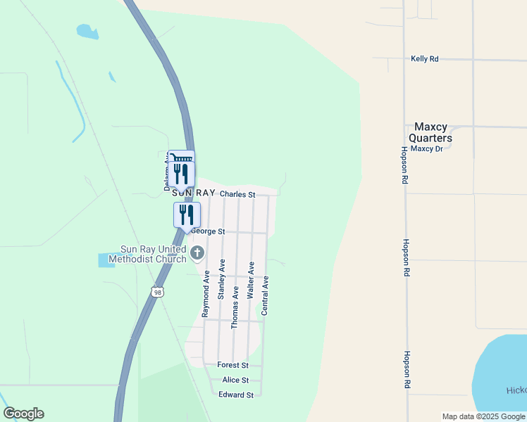 map of restaurants, bars, coffee shops, grocery stores, and more near 206 Central Avenue in Frostproof