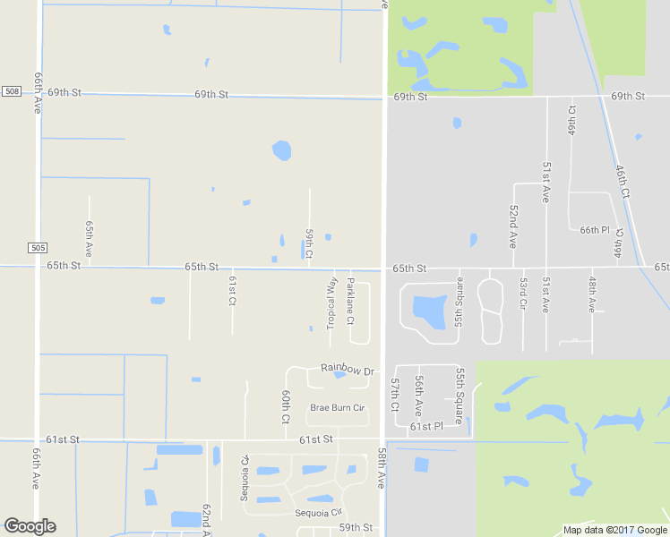 map of restaurants, bars, coffee shops, grocery stores, and more near 65th Street in Vero Beach