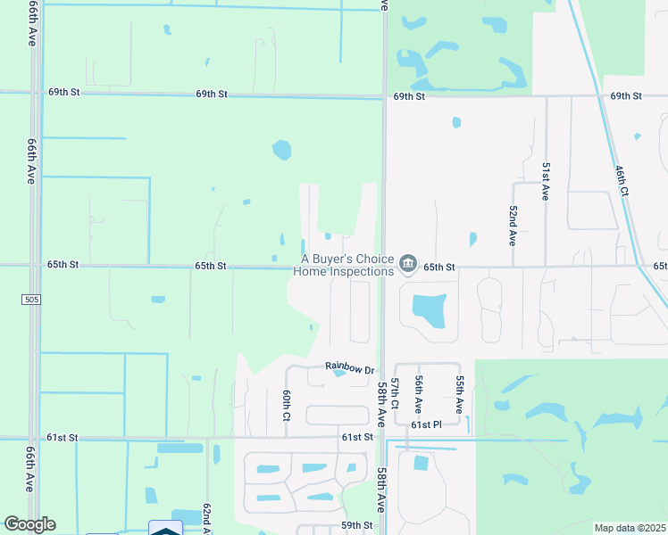map of restaurants, bars, coffee shops, grocery stores, and more near 6321 65th Street in Vero Beach