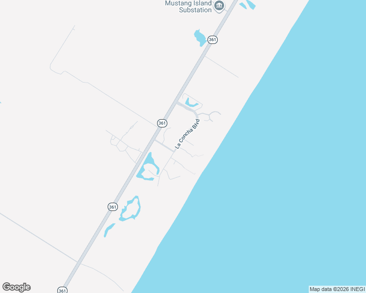 map of restaurants, bars, coffee shops, grocery stores, and more near 110 Sea Bird Lane in Port Aransas