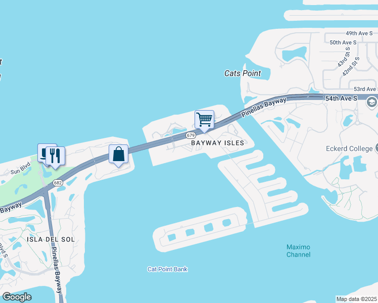 map of restaurants, bars, coffee shops, grocery stores, and more near in St. Petersburg