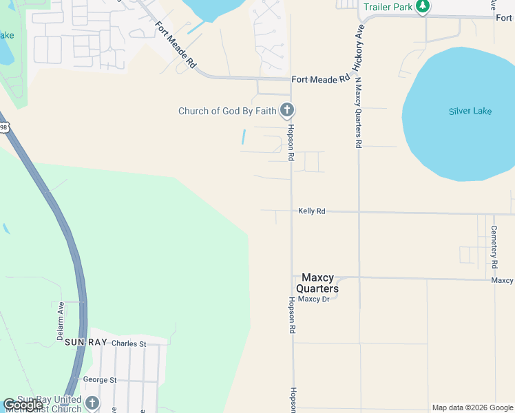map of restaurants, bars, coffee shops, grocery stores, and more near 21 Tom Sheffield Road in Frostproof