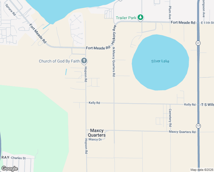 map of restaurants, bars, coffee shops, grocery stores, and more near 32 Monroe Street in Frostproof