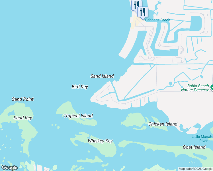 map of restaurants, bars, coffee shops, grocery stores, and more near 3522 West Shell Point Road in Ruskin