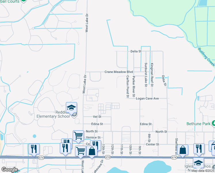 map of restaurants, bars, coffee shops, grocery stores, and more near 5224 Orendain Lane in Wimauma