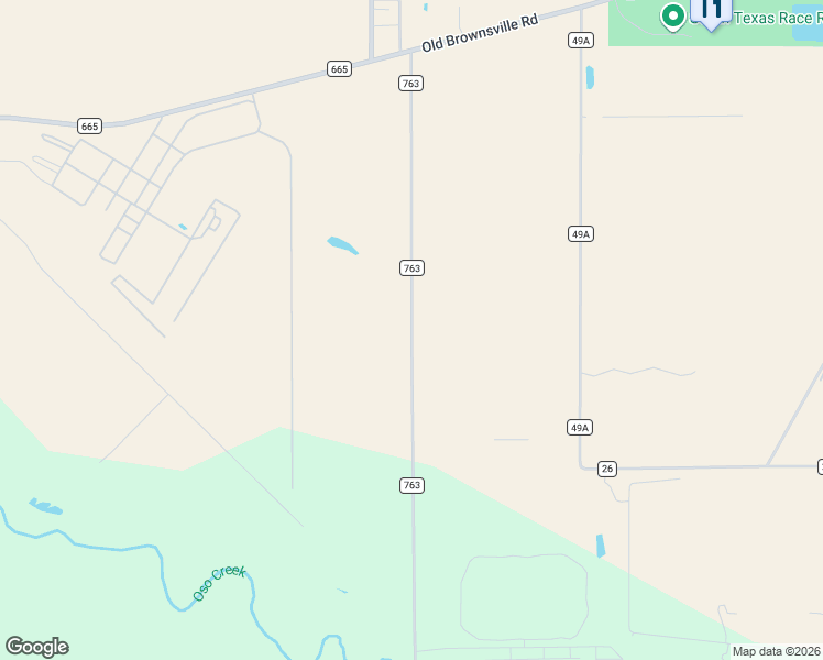map of restaurants, bars, coffee shops, grocery stores, and more near 3078 Farm to Market Road 763 in Corpus Christi