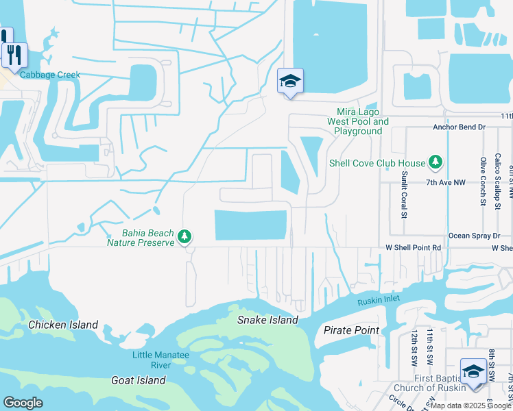 514 19th Street Northwest, Ruskin FL Walk Score