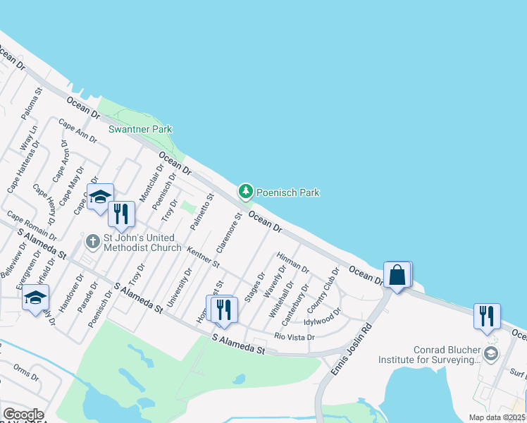 5626 Ocean Drive, Corpus Christi TX Walk Score