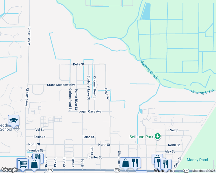 map of restaurants, bars, coffee shops, grocery stores, and more near 101 Register Farms Road in Wimauma