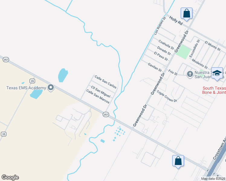 map of restaurants, bars, coffee shops, grocery stores, and more near 1330 Calle San Carlos in Corpus Christi