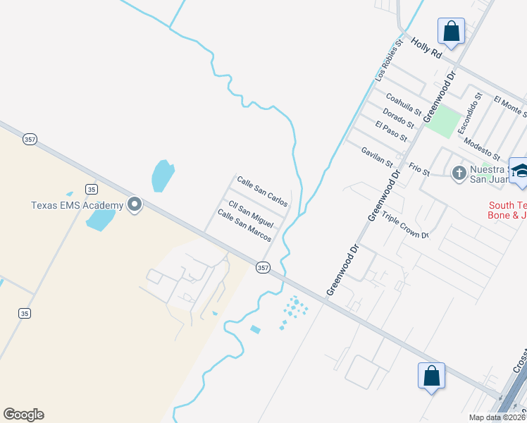 map of restaurants, bars, coffee shops, grocery stores, and more near 1246 Calle San Lucas in Corpus Christi
