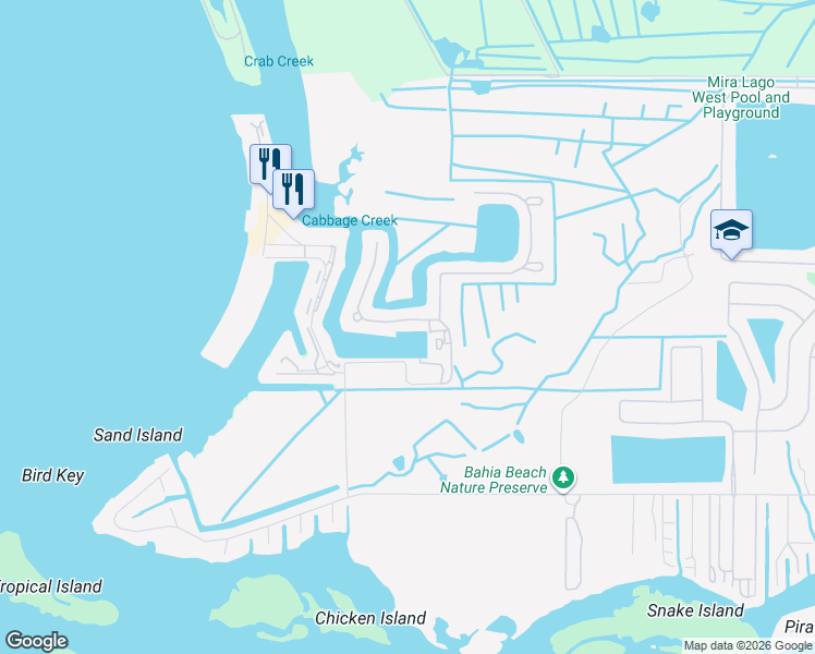 map of restaurants, bars, coffee shops, grocery stores, and more near 3016 Christophers Watch Lane in Ruskin