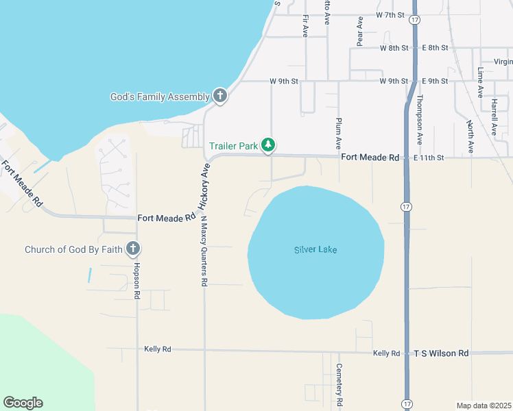 map of restaurants, bars, coffee shops, grocery stores, and more near 1126 Pine Avenue in Frostproof
