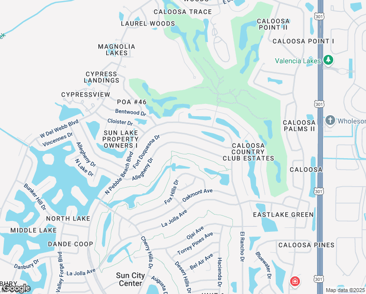 map of restaurants, bars, coffee shops, grocery stores, and more near 636 Fort Duquesna Drive in Sun City Center