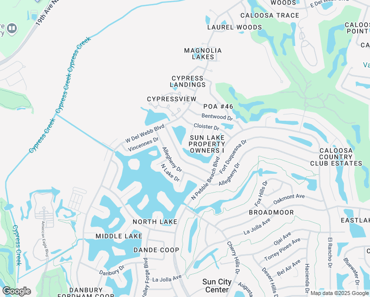 map of restaurants, bars, coffee shops, grocery stores, and more near 1802 Adrean Place in Sun City Center