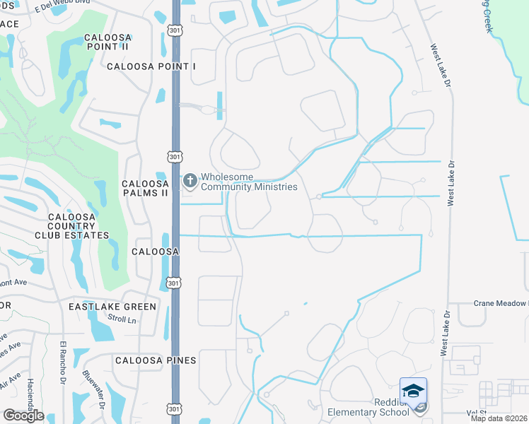 map of restaurants, bars, coffee shops, grocery stores, and more near 16124 Amethyst Key Drive in Wimauma