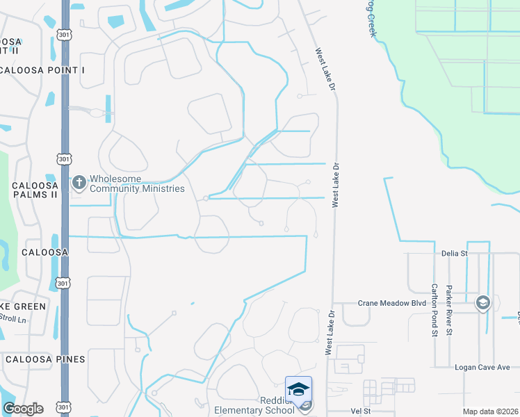 map of restaurants, bars, coffee shops, grocery stores, and more near 16207 Cape Coral Drive in Wimauma