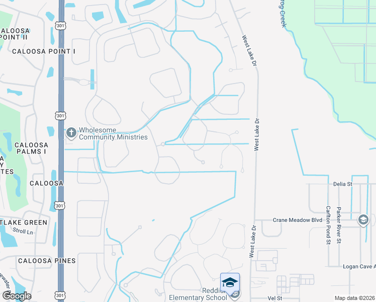 map of restaurants, bars, coffee shops, grocery stores, and more near 16151 Cape Coral Drive in Wimauma