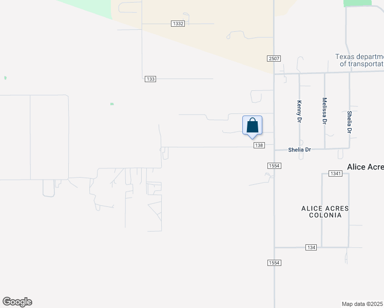 map of restaurants, bars, coffee shops, grocery stores, and more near 254 Coyote Acres in Alice
