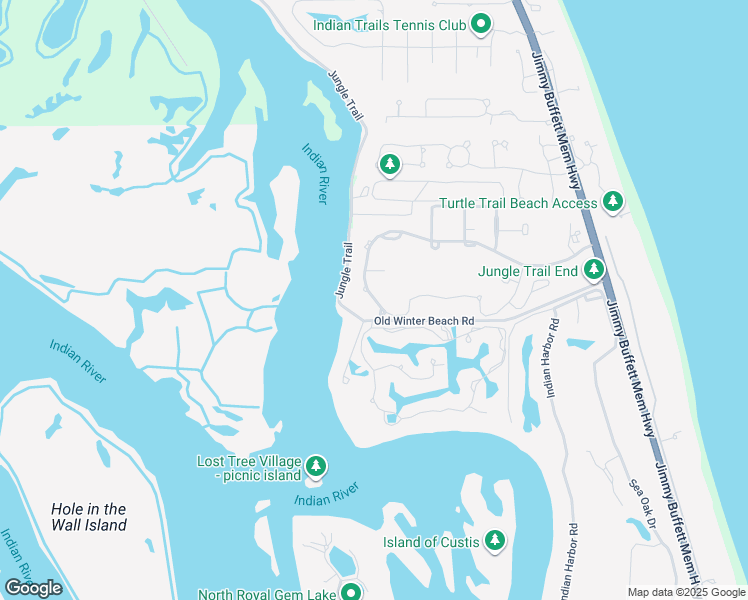 map of restaurants, bars, coffee shops, grocery stores, and more near 1438 River Club in Indian River Shores