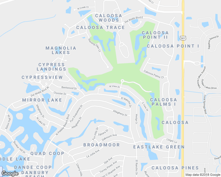 map of restaurants, bars, coffee shops, grocery stores, and more near 2110 West View Drive in Sun City Center