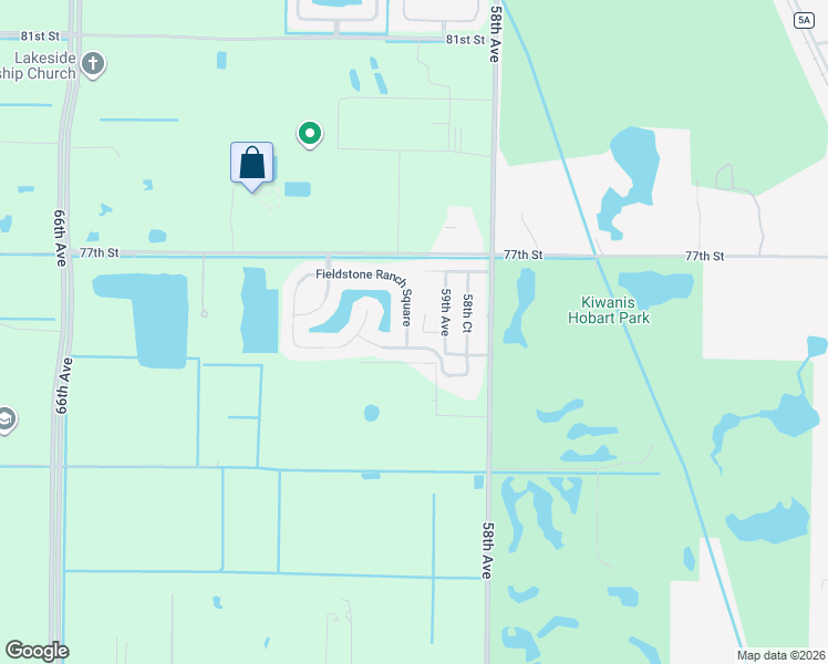 map of restaurants, bars, coffee shops, grocery stores, and more near 5935 Venetto Way in Vero Beach