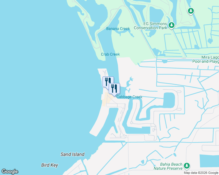 map of restaurants, bars, coffee shops, grocery stores, and more near 805 Bahia Del Sol Drive in Ruskin