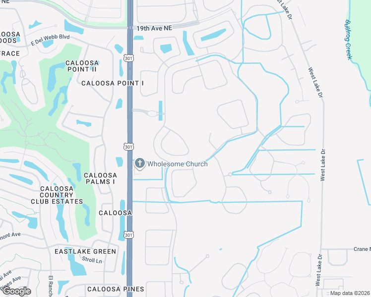 map of restaurants, bars, coffee shops, grocery stores, and more near 15935 Golden Lakes Drive in Wimauma