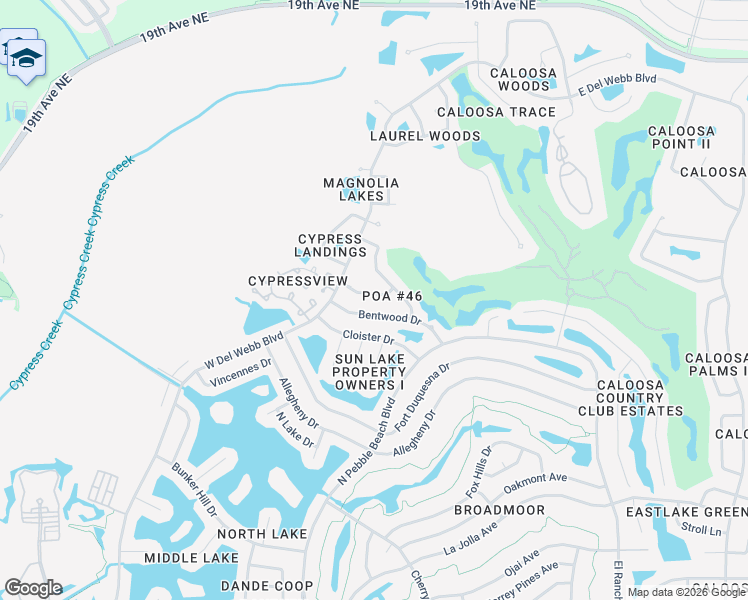 map of restaurants, bars, coffee shops, grocery stores, and more near 1615 Faxton Drive in Sun City Center