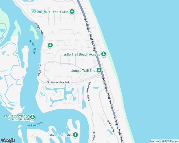 map of restaurants, bars, coffee shops, grocery stores, and more near 1622 Weybridge Circle in Vero Beach