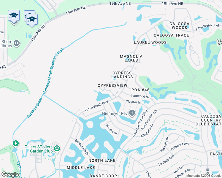 map of restaurants, bars, coffee shops, grocery stores, and more near 1784 Atrium Drive in Sun City Center