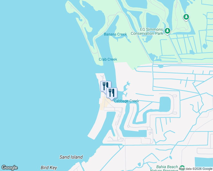 map of restaurants, bars, coffee shops, grocery stores, and more near 809 Bahia Del Sol Drive in Ruskin
