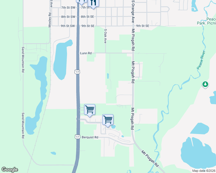 map of restaurants, bars, coffee shops, grocery stores, and more near 35 Lunn Road in Fort Meade