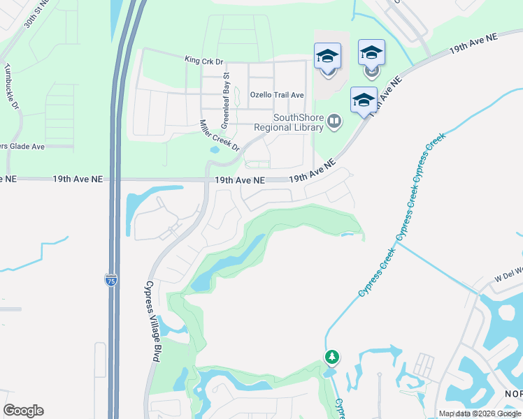 map of restaurants, bars, coffee shops, grocery stores, and more near 3824 Salida Delsol Drive in Ruskin