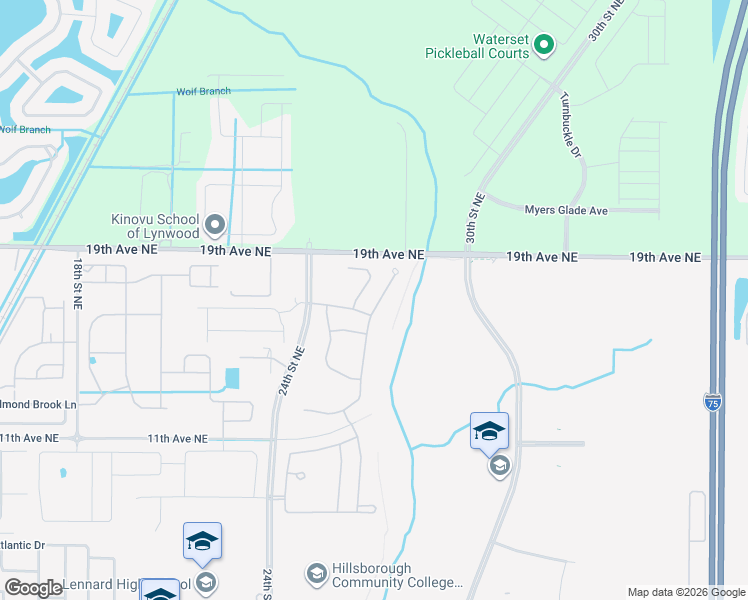 map of restaurants, bars, coffee shops, grocery stores, and more near 1708 Oak Pond Street in Ruskin