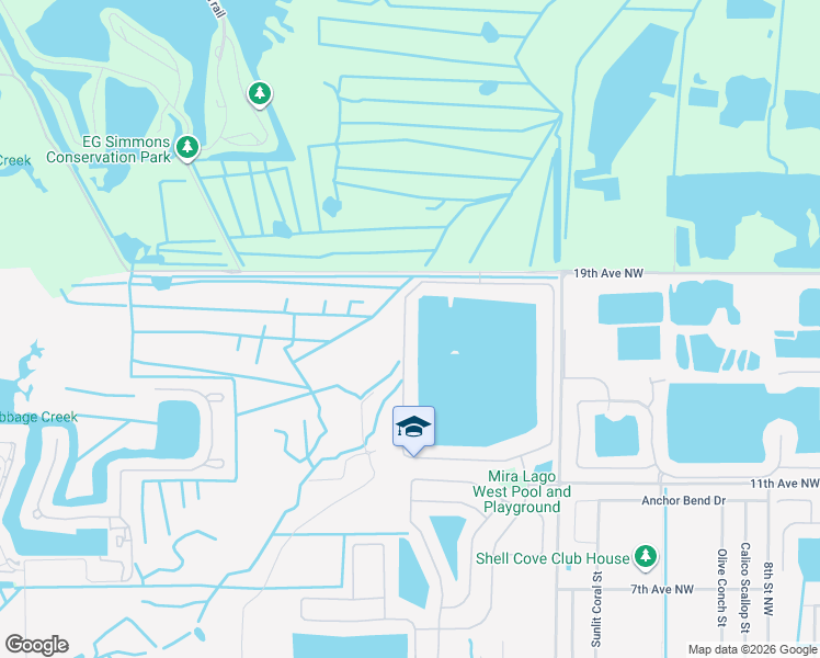 map of restaurants, bars, coffee shops, grocery stores, and more near 1738 Mira Lago Circle in Ruskin